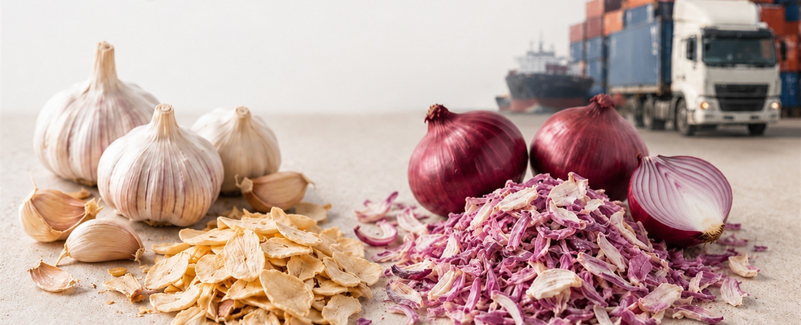 Premium Dehydrated Garlic & Vegetable Powders